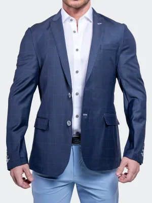 Seamless Bonding Blazer Descartes Ascension2134 Blue