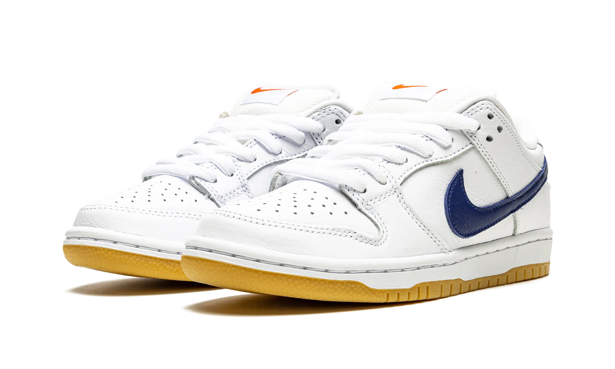SB Dunk Low Pro Iso "Orange Label - White / Navy" Comfort Ride Flexibility