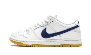 SB Dunk Low Pro Iso "Orange Label - White / Navy" Precision fit Fast Landing