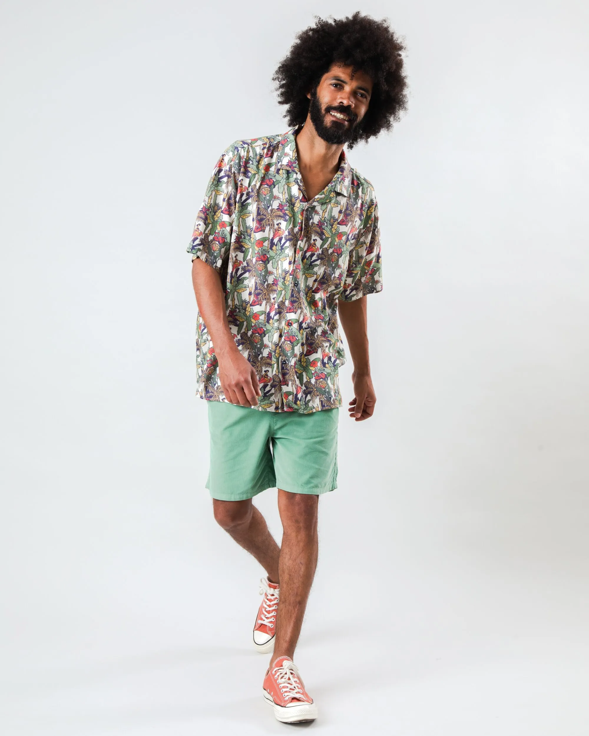 Perfect Look Helios Aloha Shirt Ecru