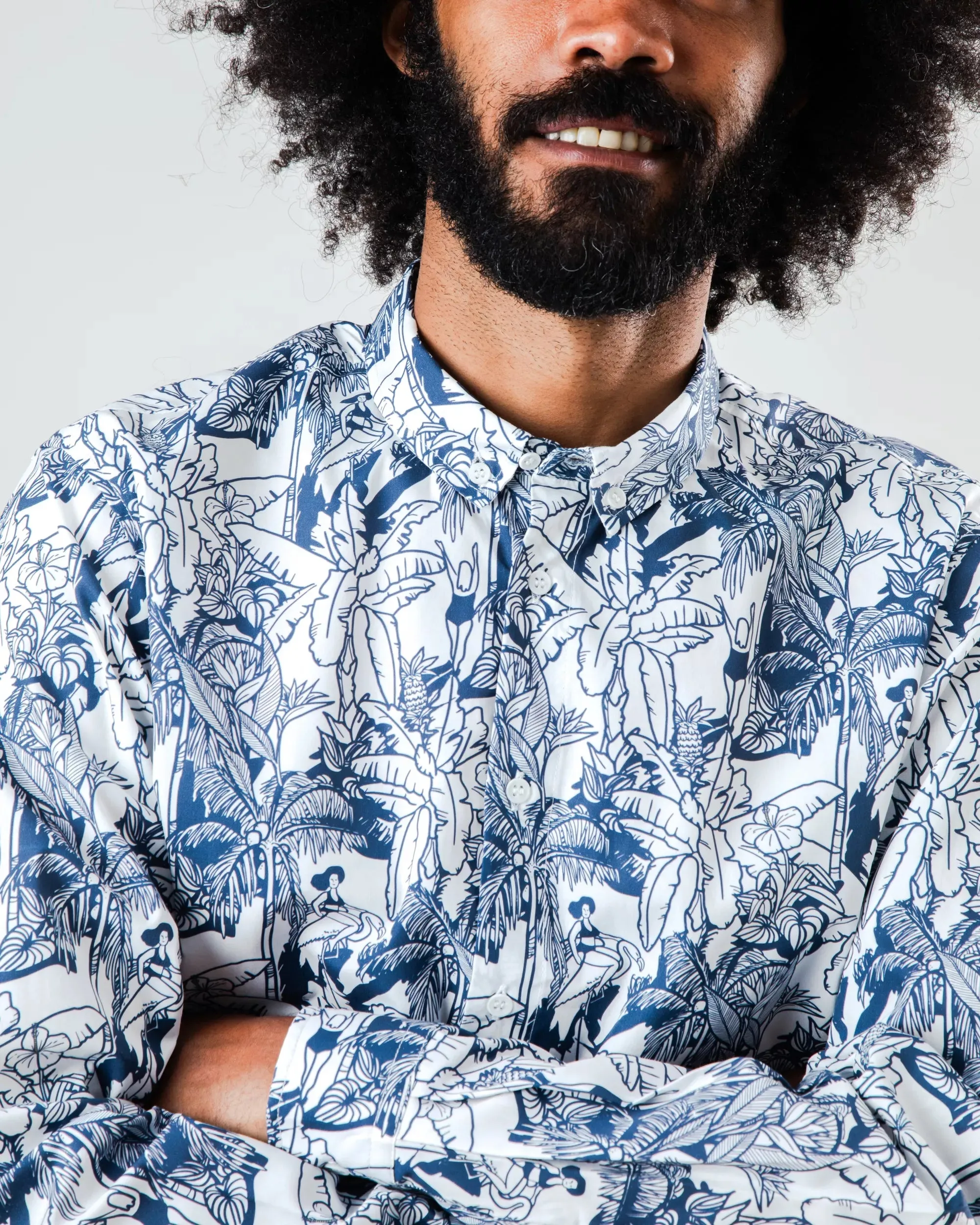 Minimalist Aesthetic Helios Shirt Navy