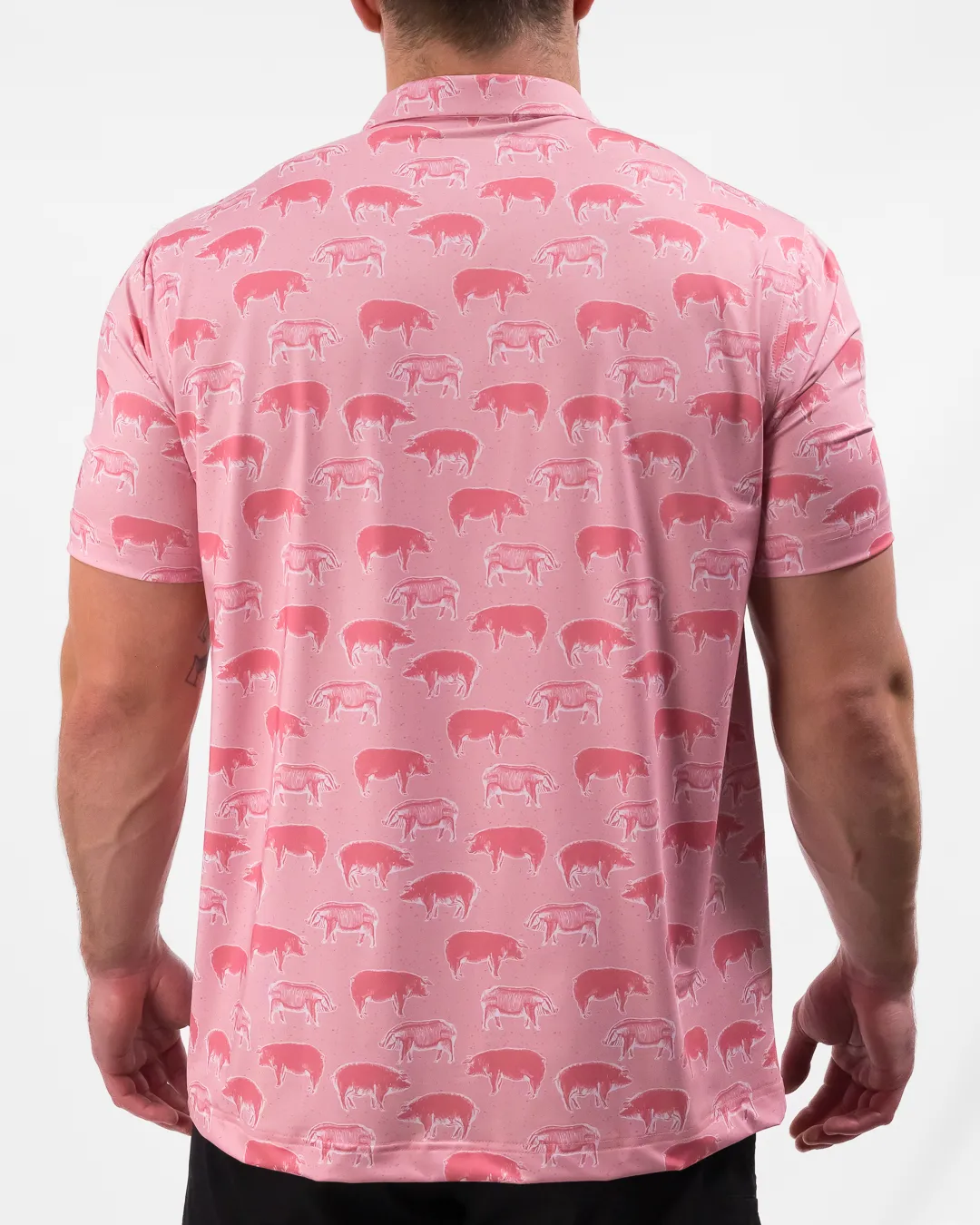 Non Iron Preppy Vibe Hog Heaven Men's Polo