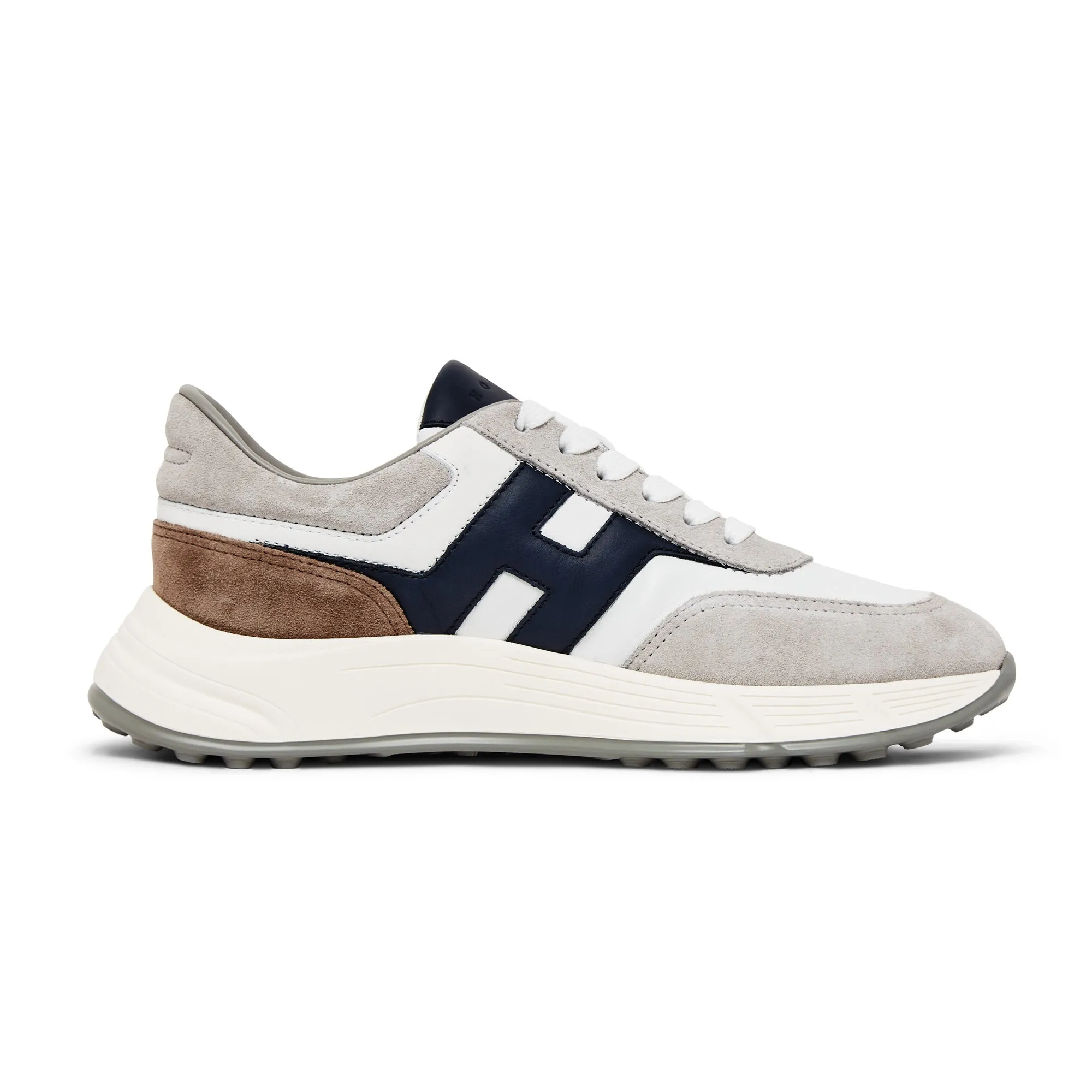 Block Walk Hogan Hyperlight SH Trainer (Grey / White Blue)