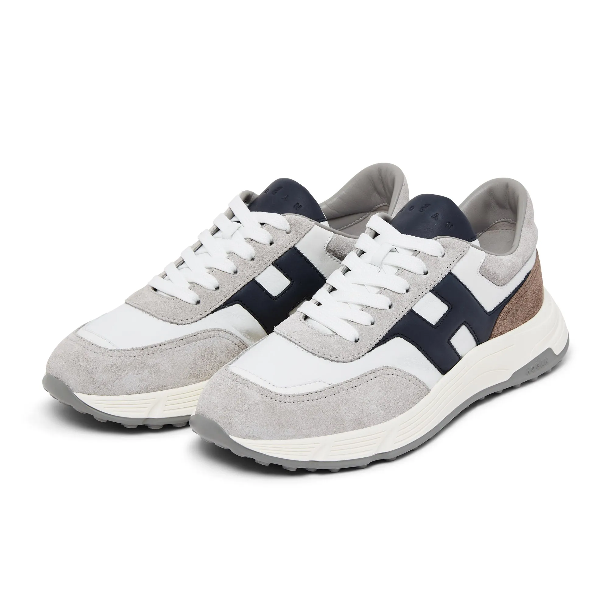 Hogan Hyperlight SH Trainer (Grey / White Blue) Field Walk Daily Walk