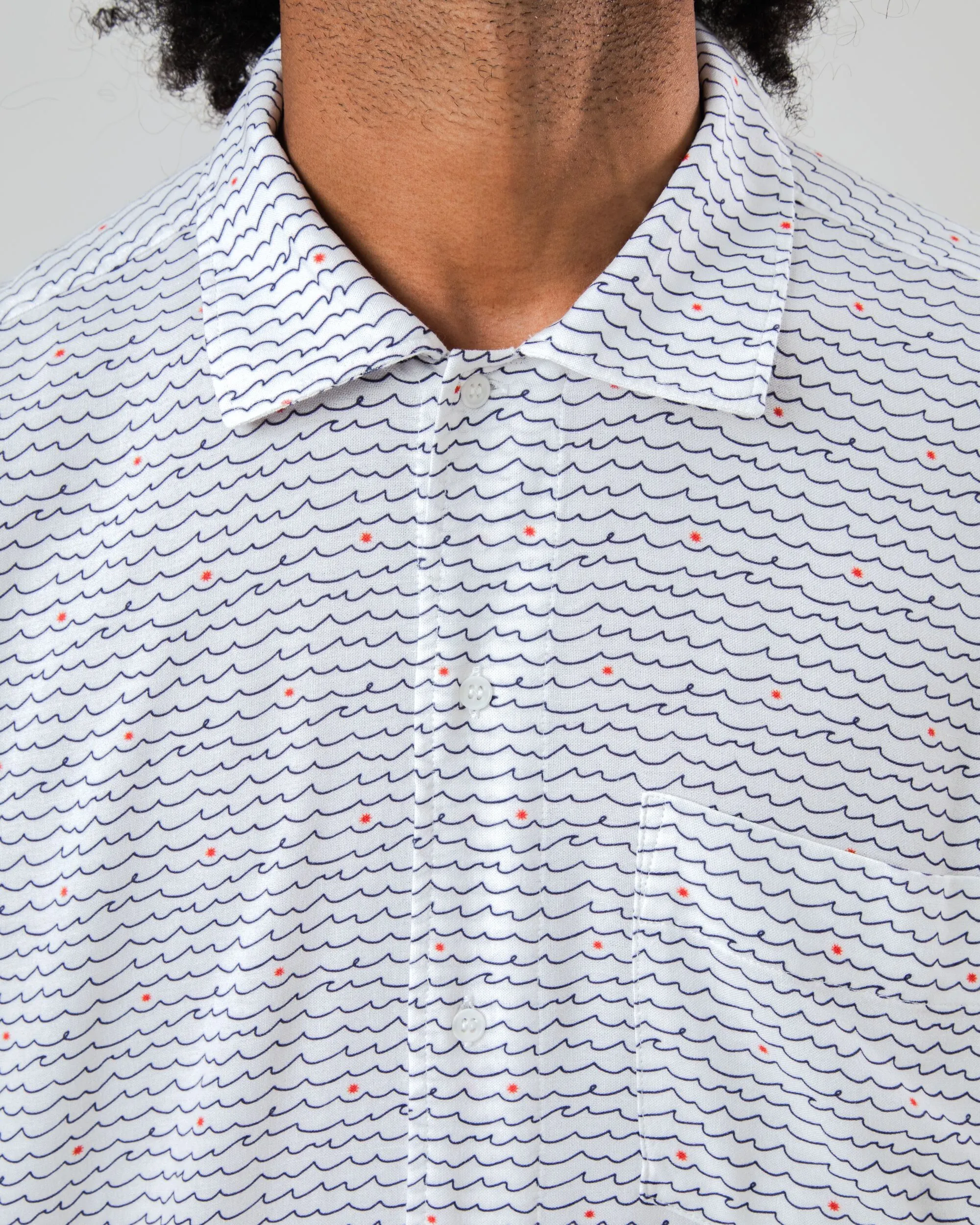 Hola Ola Short Sleeve Shirt Structured Shoulder Support