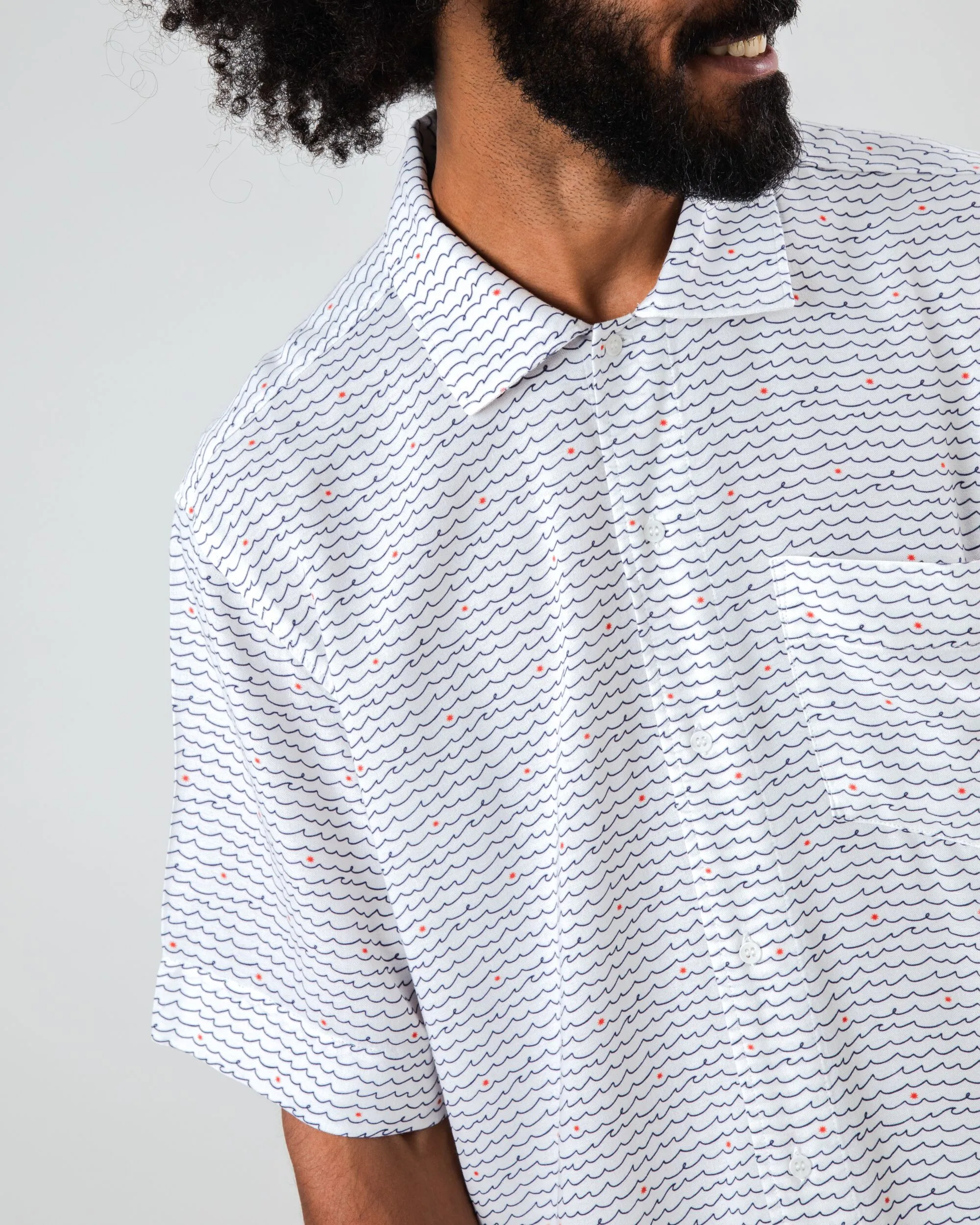 Gym Wear Soft Material Hola Ola Short Sleeve Shirt