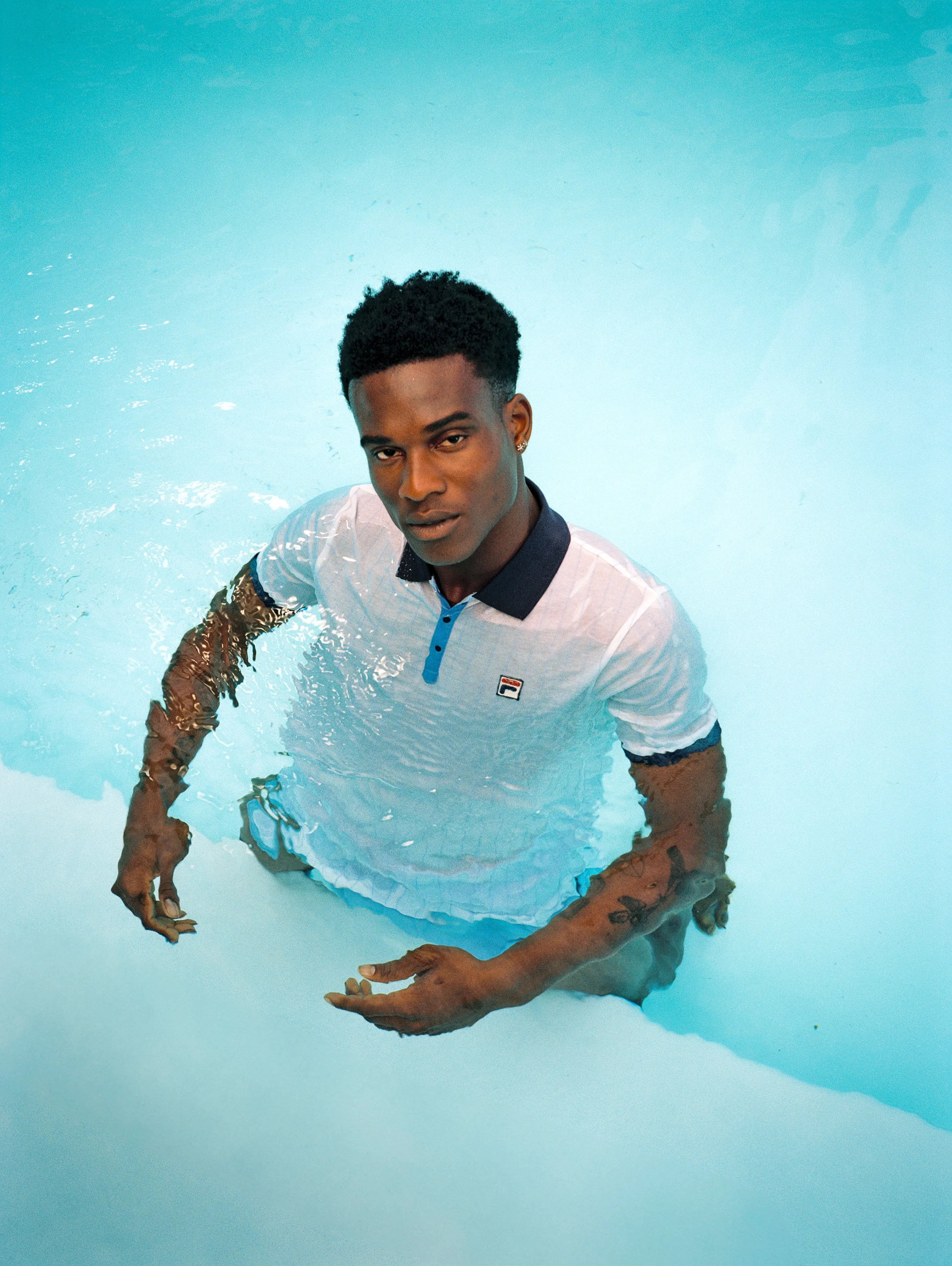 BB1 Classic Vintage Striped Polo Elegant Detail