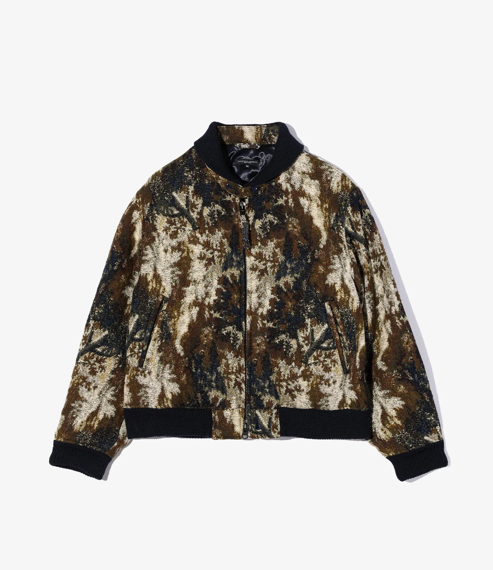 LL Jacket ?C Olive/Navy Forest Camo Jacquard Quick Access Closures