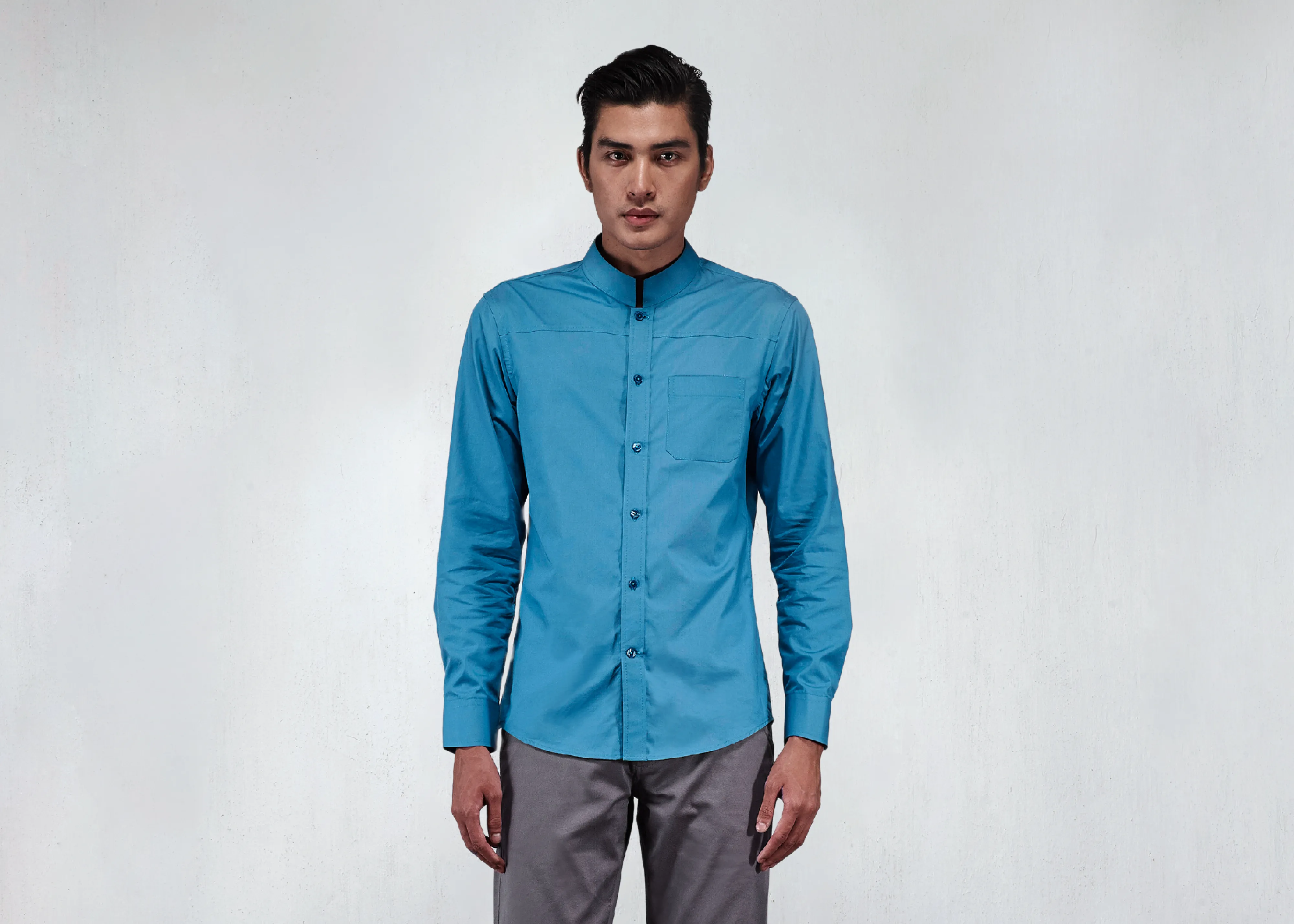 Bold colors Adjustable Hem HOONG - KING FISHER