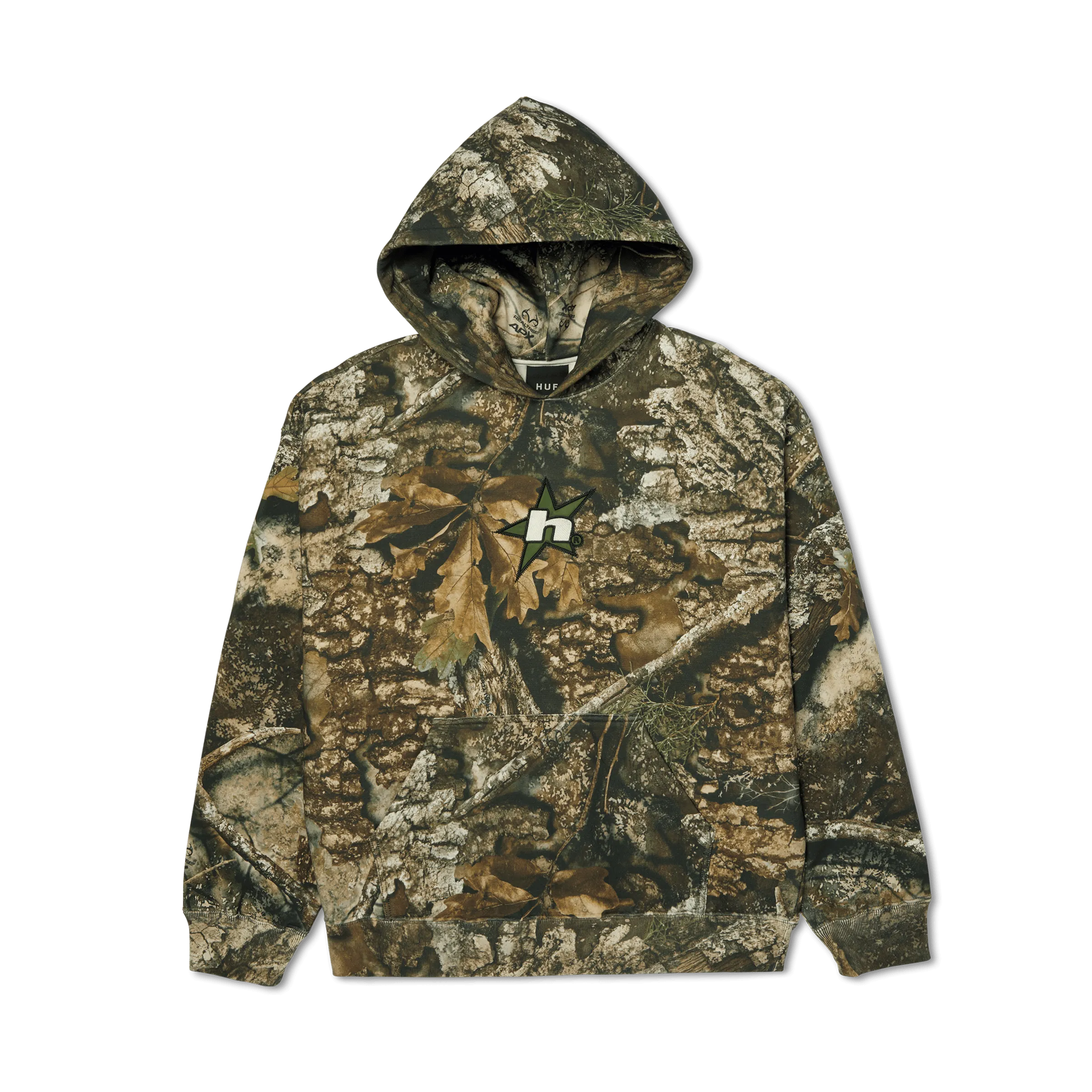 HUF x Realtree Heavyweight Hoodie comfortable for sitting