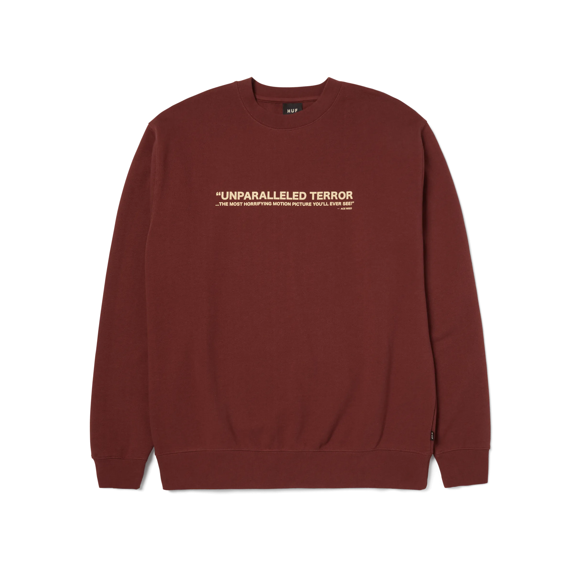 HUF x The Texas Chainsaw Massacre Unparalleled Terror Crewneck Sweatshirt Versatile Look