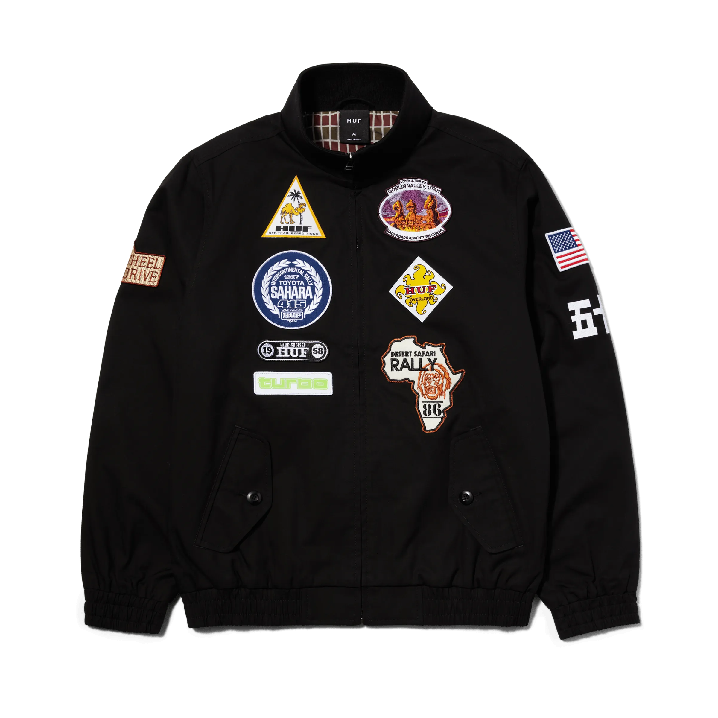 HUF x Toyota Overland Touring Jacket Transitional Look Stretchable Panels