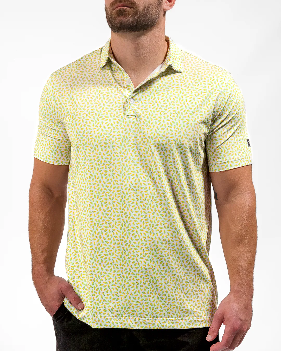 Husker Men's Polo Flexible Wear