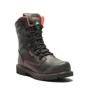 Revolt Men's 8" composite toe leather work boots 8900RT Comfortable Arch Feather Light Comfort Seeker