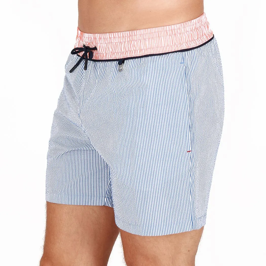 Functional Waist ID10162-Hom Beach Short "Preppy "