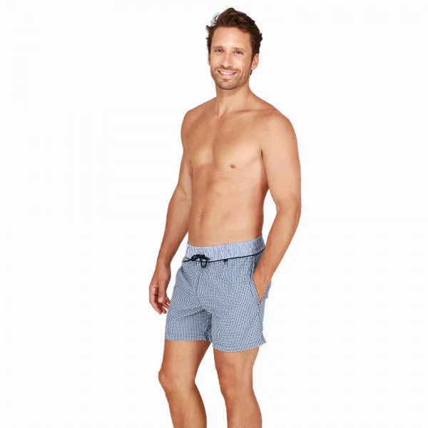 ID10163-Hom Beach Boxer "Preppy" Check Street Mood