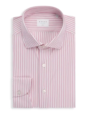 ID24123-Xacus "Active" Pink Stripe Shirt Holiday Travel