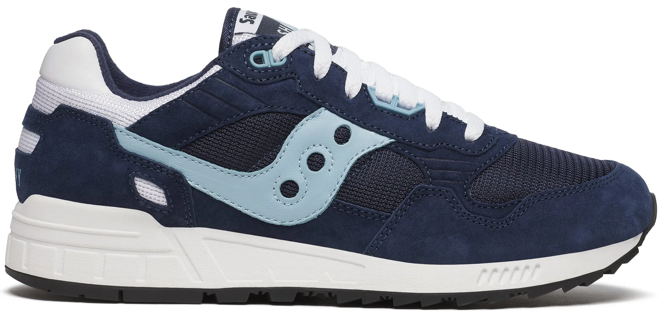 ID25410-Saucony Originals Navy Sky Shadow 5000 Rolling Motion Design