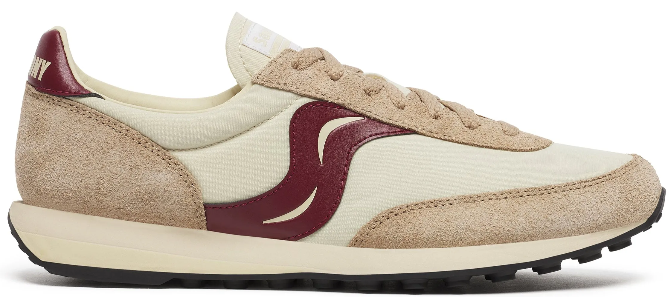 Field Power ID25411-Saucony Originals Beige Burgundy Trainer 80