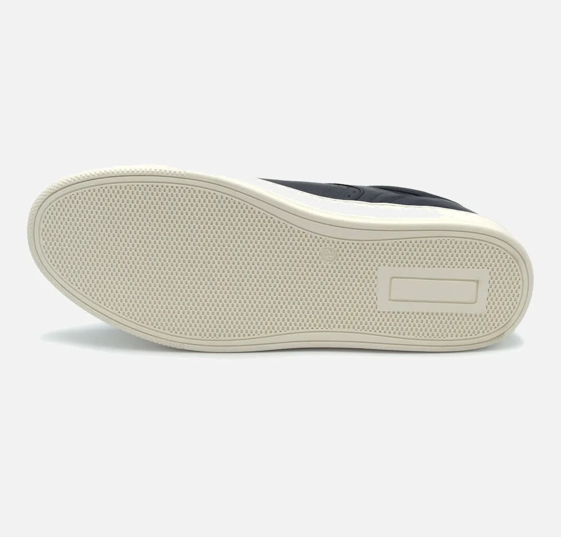 ID25476-Barker Navy Skylar Trainer Posture Aligning Footbed Ventilated Mesh Travel Enthusiasts