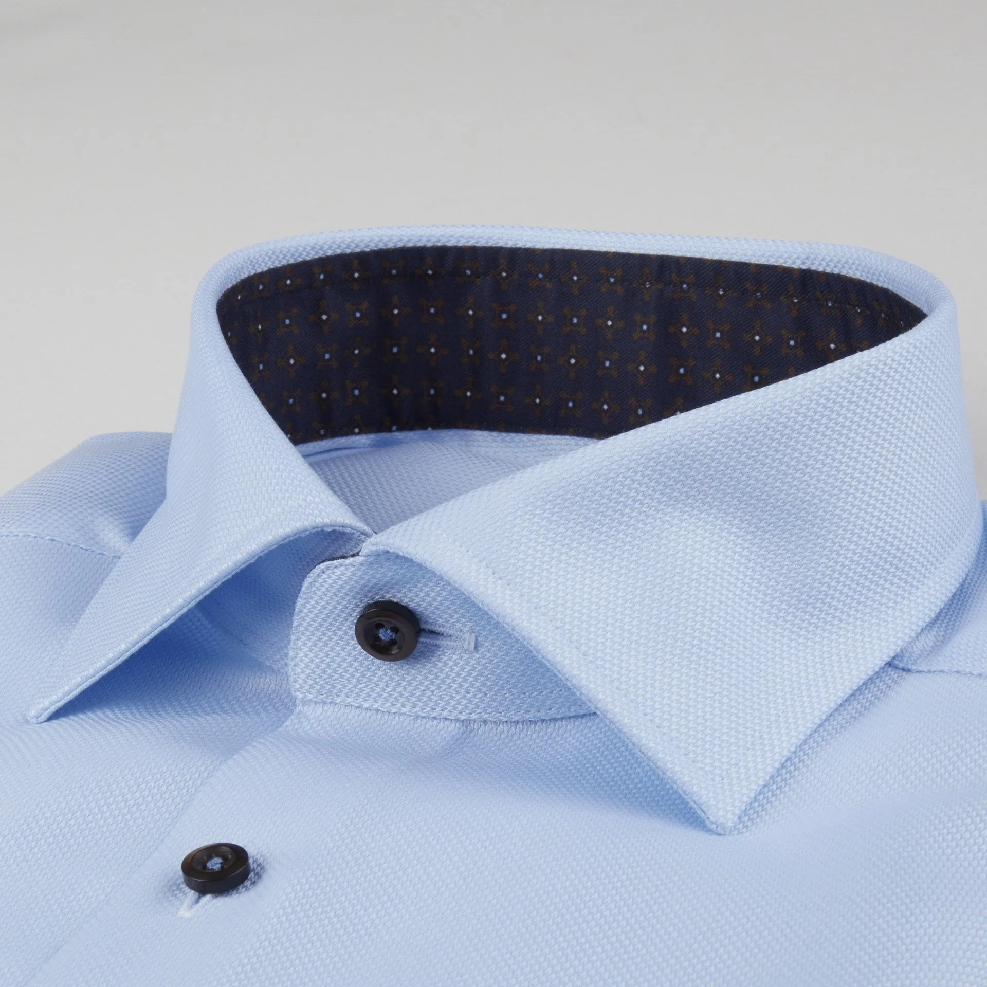 UV Protective Coating Urban Style ID60320-Strenstroms-Blue Contrast Collar Cuff