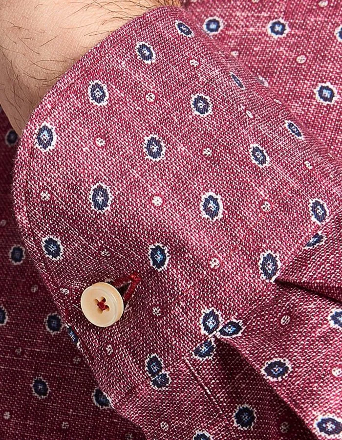 ID6471-Xacus Washed Rose Print Comfort Wear