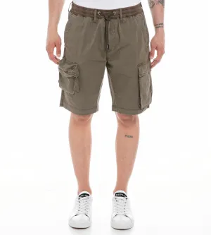 Odor Lock Technology Hassle free maintenance ID70007-Replay Dark Mud Combat Shorts