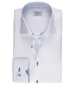 Lightweight Comfort ID70465-Stenstroms White Insert Shirt