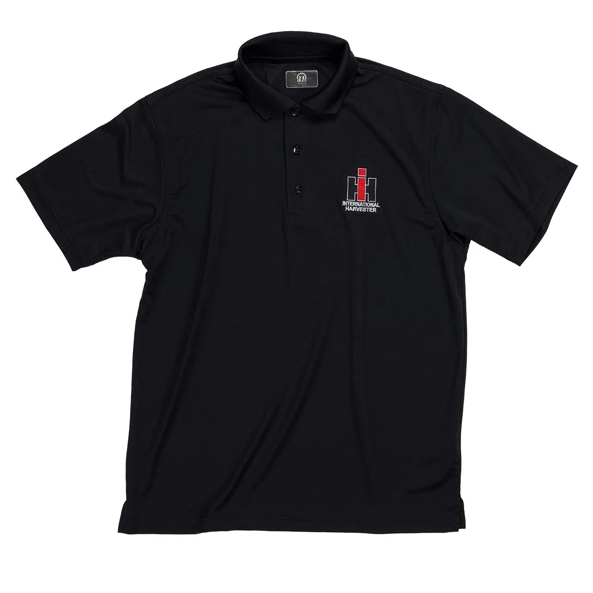IH Black Snag Proof Polo Shirt Distressed finish Reinforced Seams
