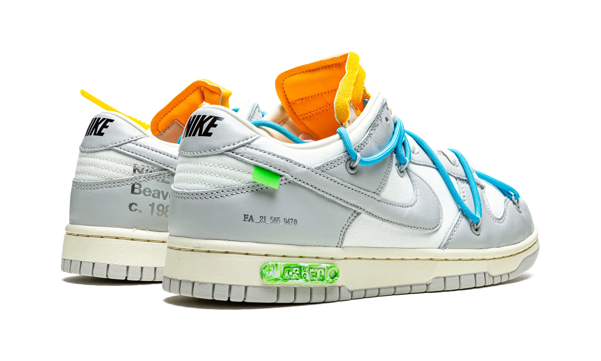 Light Midsole Training Focus Dunk Low "Off-White - Lot 02"
