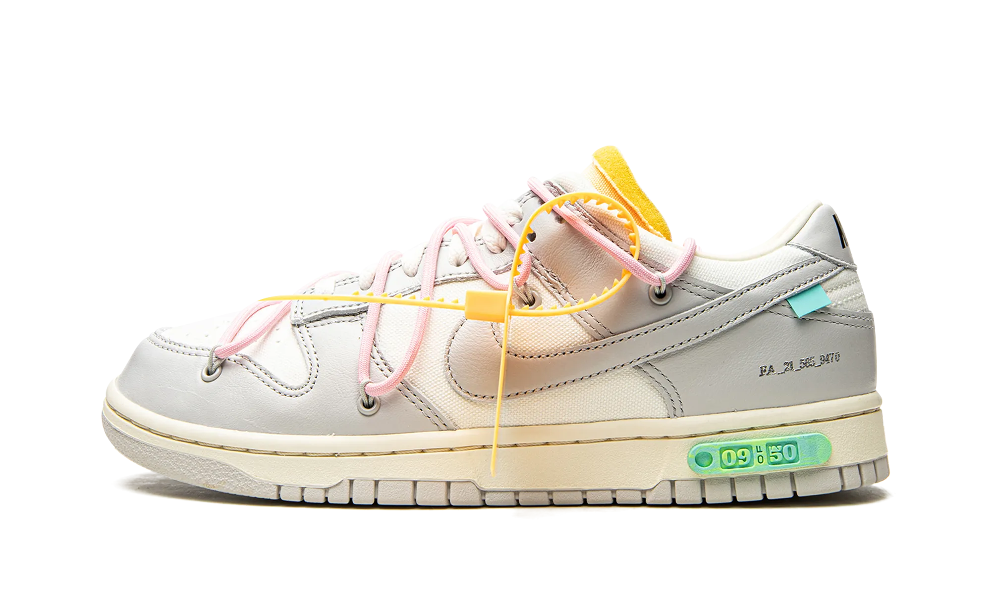comfort features Dunk Low "Off-White - Lot 09"