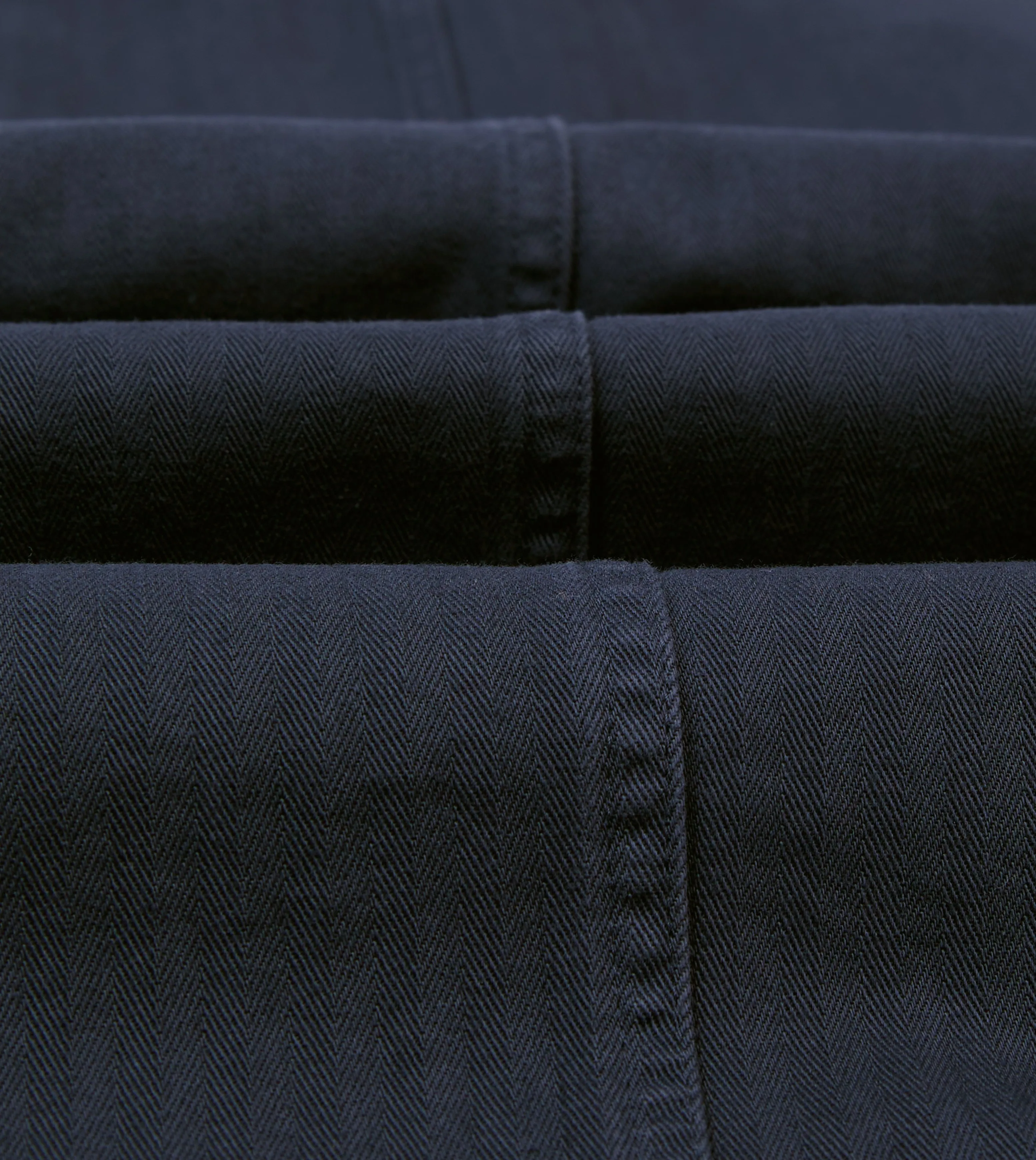 Navy Herringbone Cotton Games Blazer Mk. I Concealed Zippers Convertible 2 In 1 Function