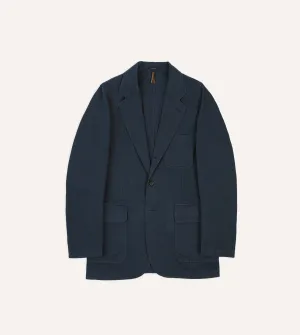 Navy Herringbone Cotton Games Blazer Mk. I Multi Layer Design