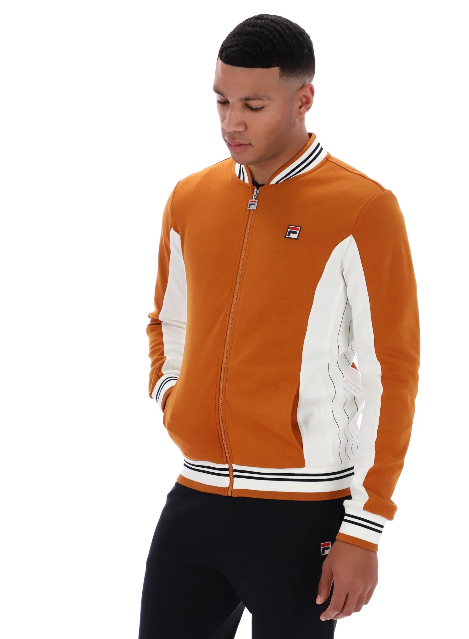 Settanta Baseball Track Jacket Relaxed Vibe Daily Minimal
