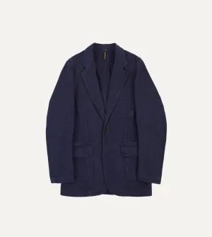 Indigo Heavy Cotton Twill Games Blazer Mk. I Snow Day