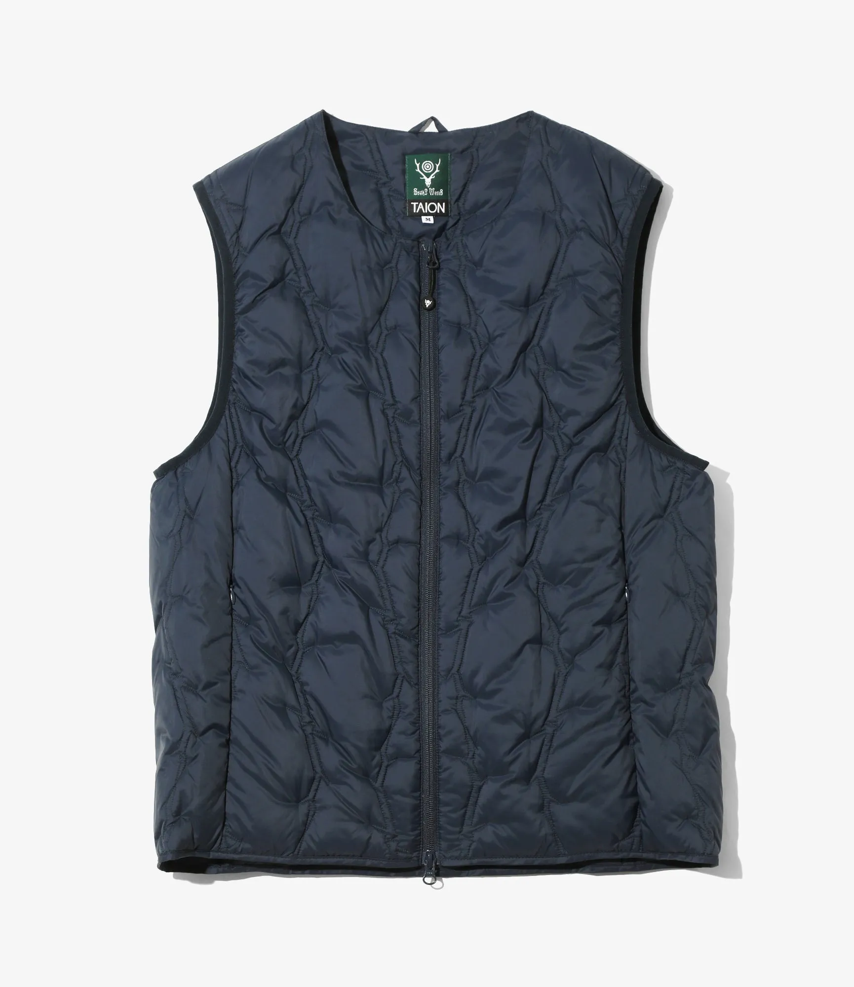 Mesh Ventilation Panels Outdoor Adventure Wear Inner Down Vest ?C?Navy