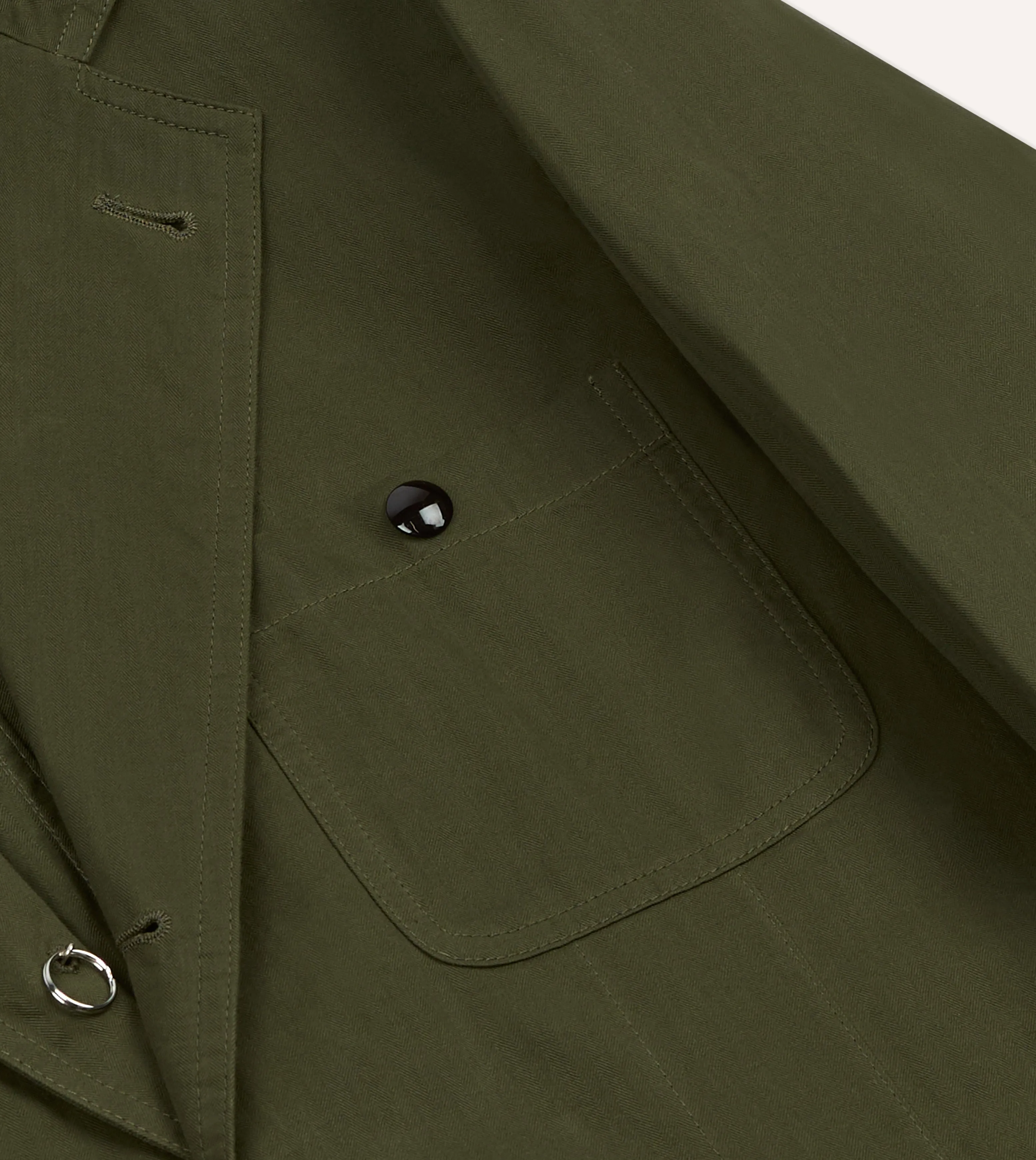 Drake??s and New Balance Waxed Herringbone Cotton Games Blazer Layered Insulation Layered Cuff System