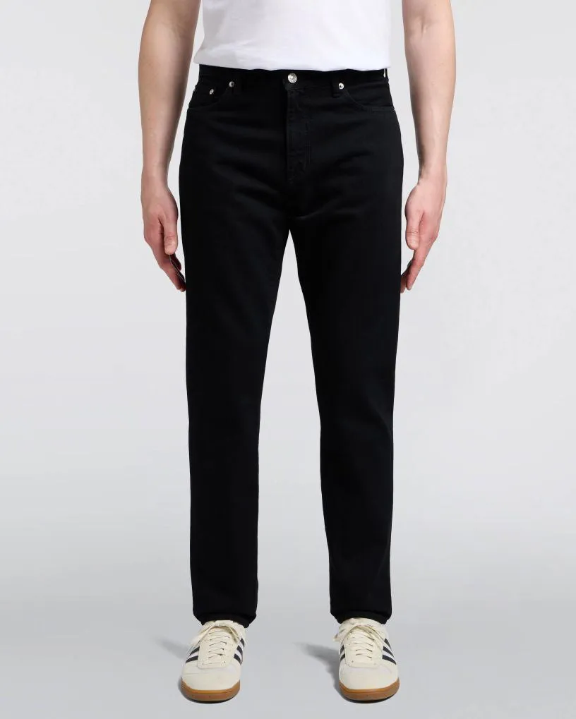 Traveler Gear Summer Vibes Fashion Lover Streetwear Mood Edwin Made In Japan Regular Tapered Mens Jeans - 13oz Kaihara Right Hand Denim / Black Unwashed