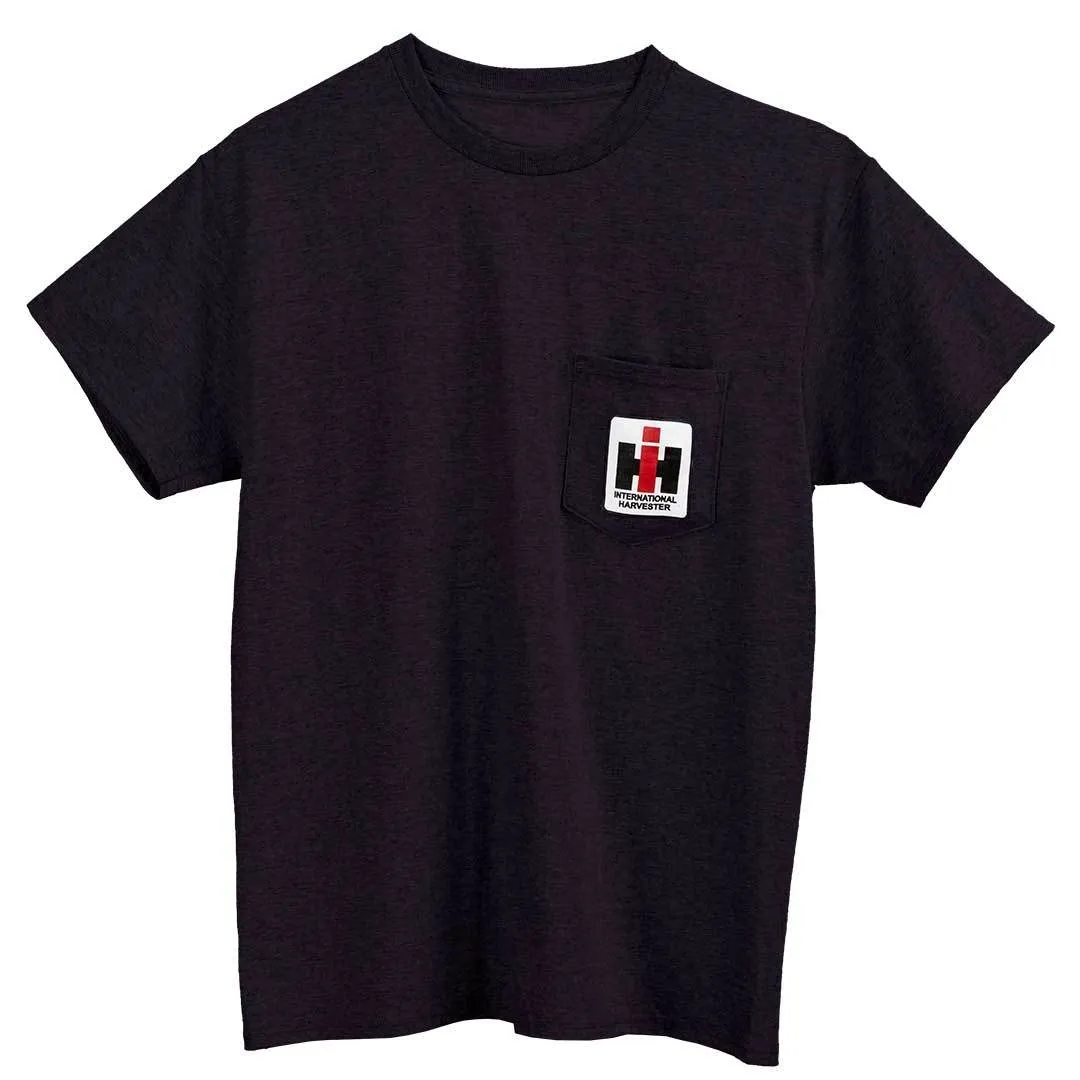 Effortless Vibe Neutral Color International Harvester Pocket Tee Shirt