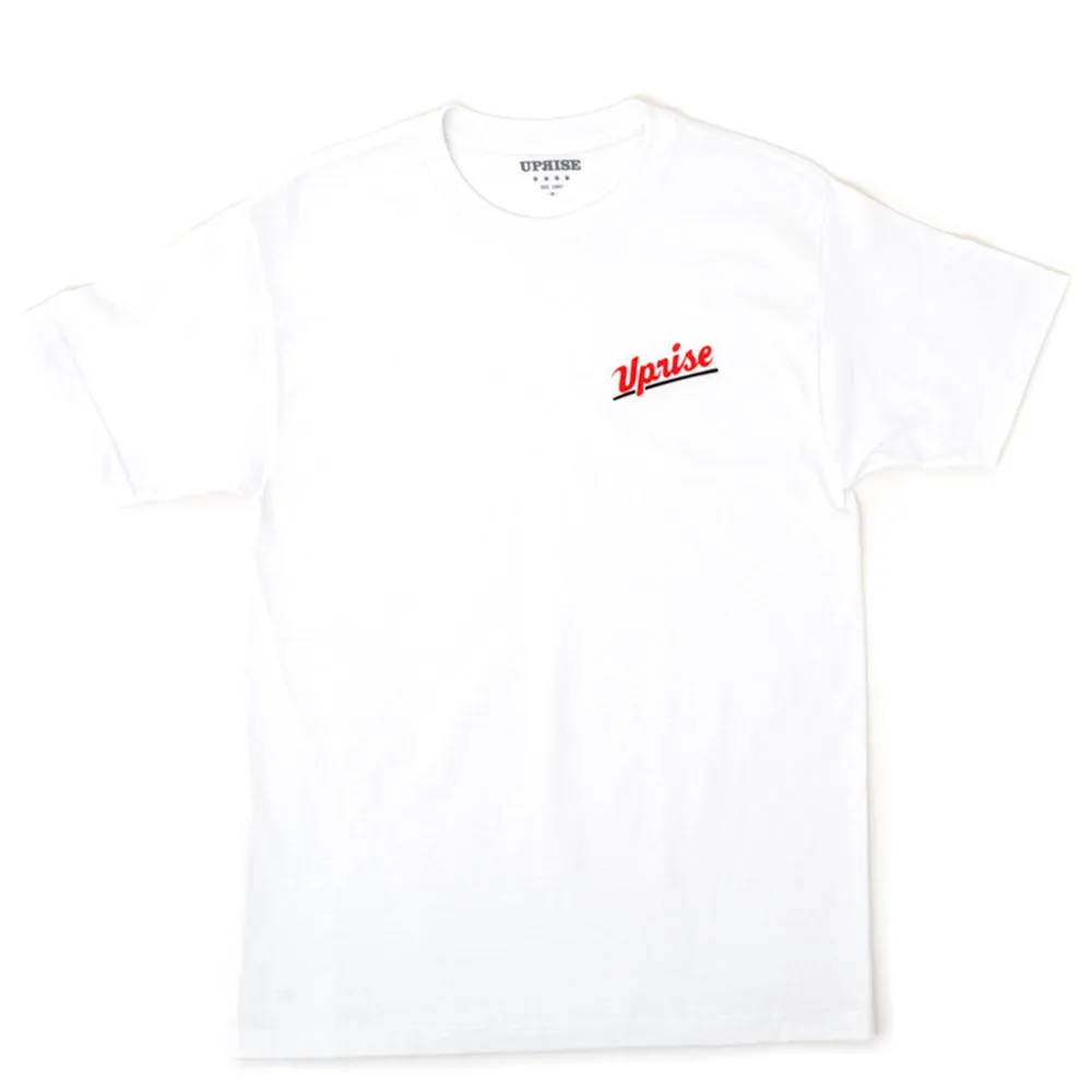 Jamieson T-shirt (White/Red-Black) Set In Sleeve