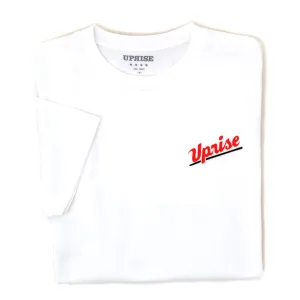 spandex blend Jamieson T-shirt (White/Red-Black)