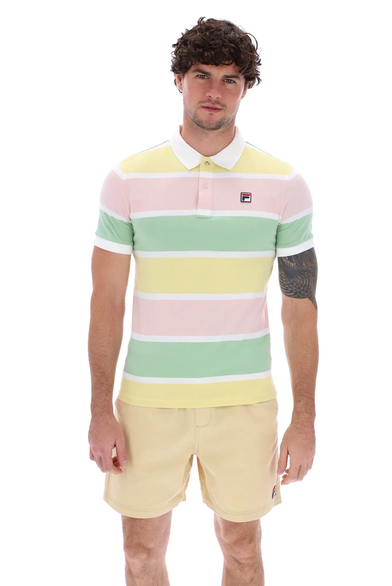 High Quality Printing Jas Striped Polo