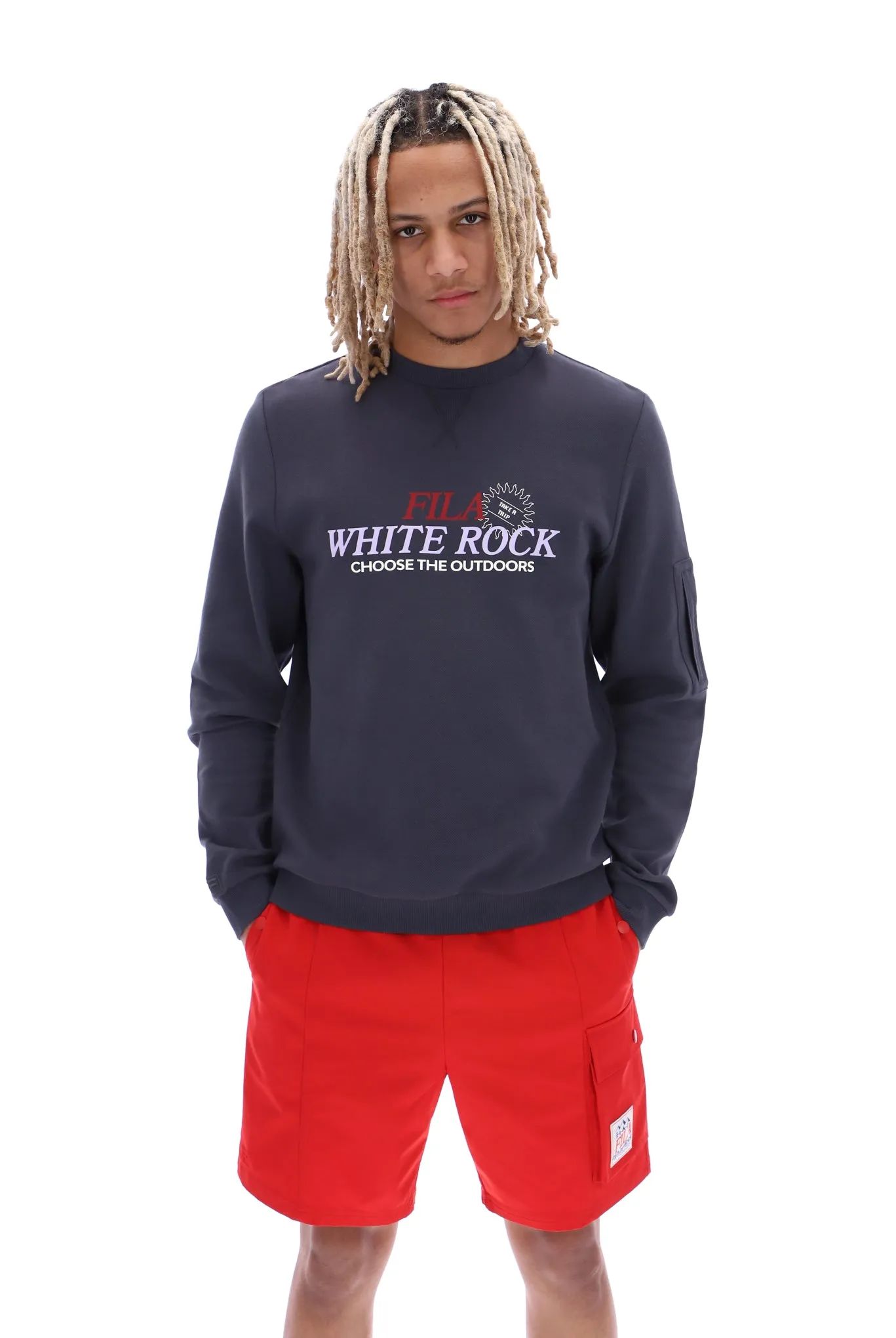 product safety John Sleeve Pocket Crew Sweatshirt