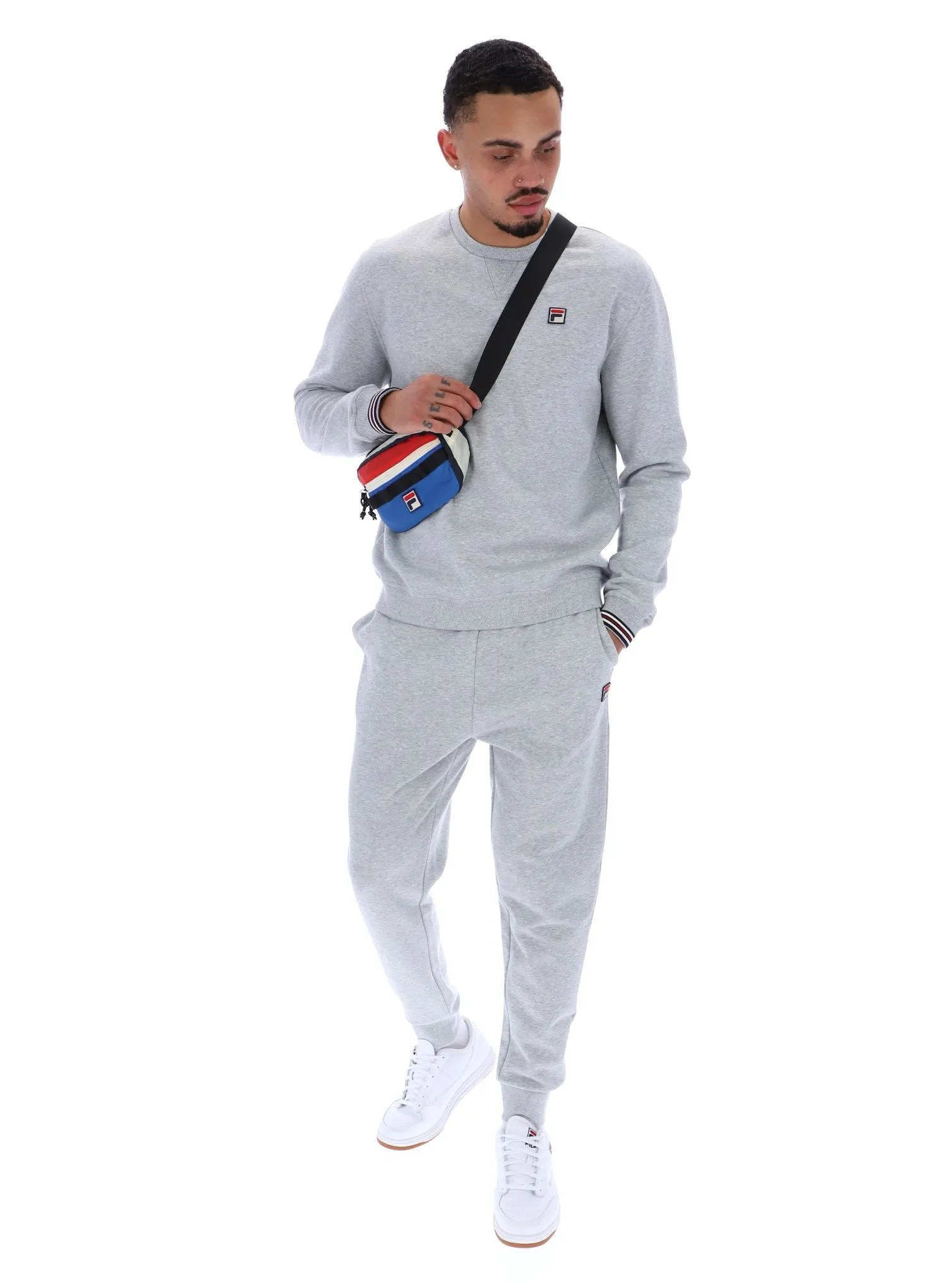 Kell Crew Sweatshirt product herringbone texture