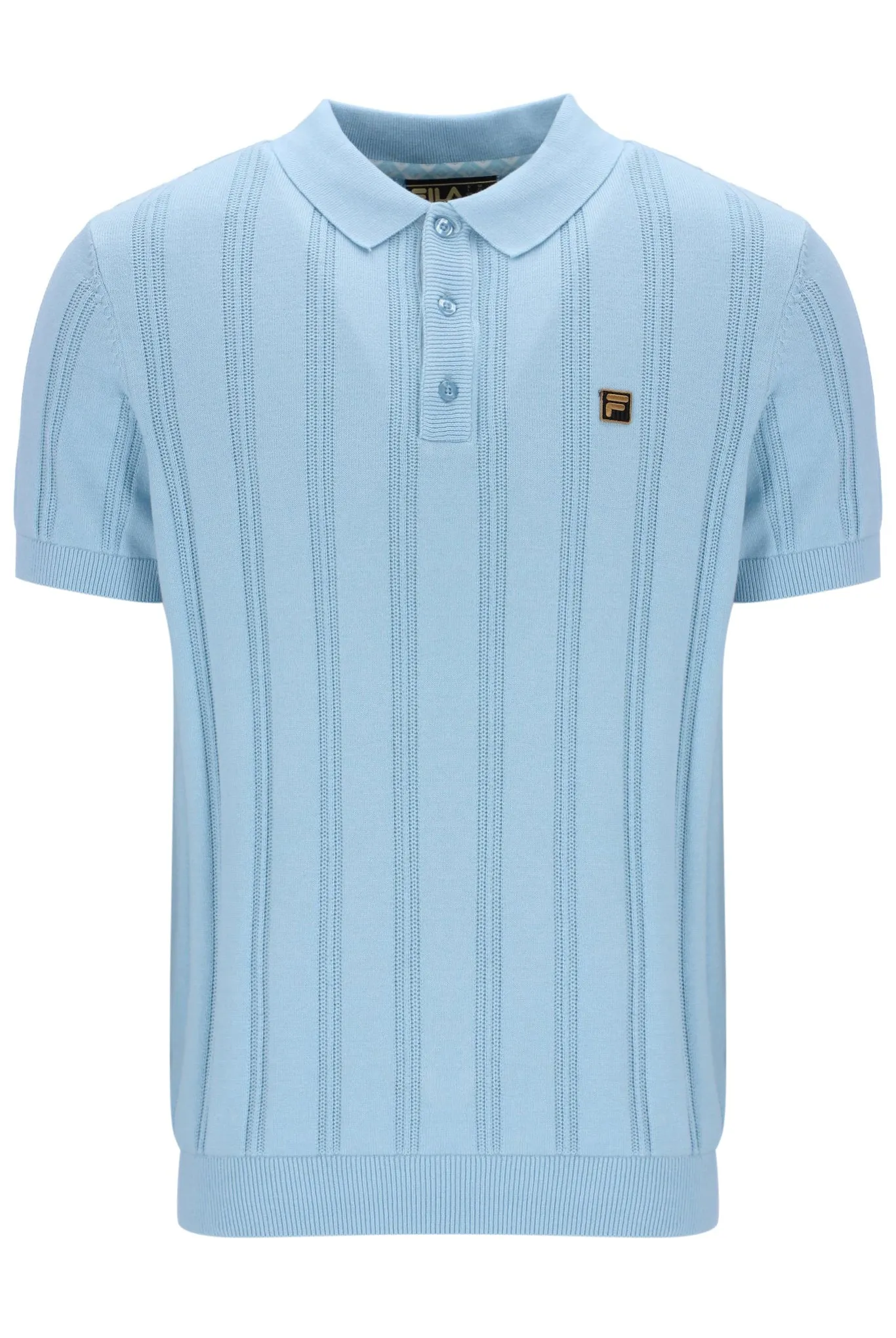 Kennedy Textured Stripe Knit Polo Holiday Wear
