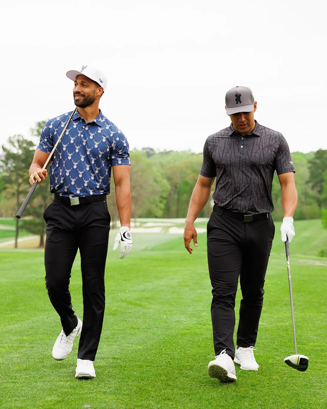 Kentucky Buck Men's Polo Breathable Cotton Wardrobe Essential