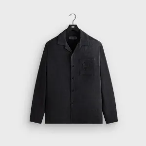 Kith Adonis Camp Collar Shirt - Black Flexible Shoulder Design