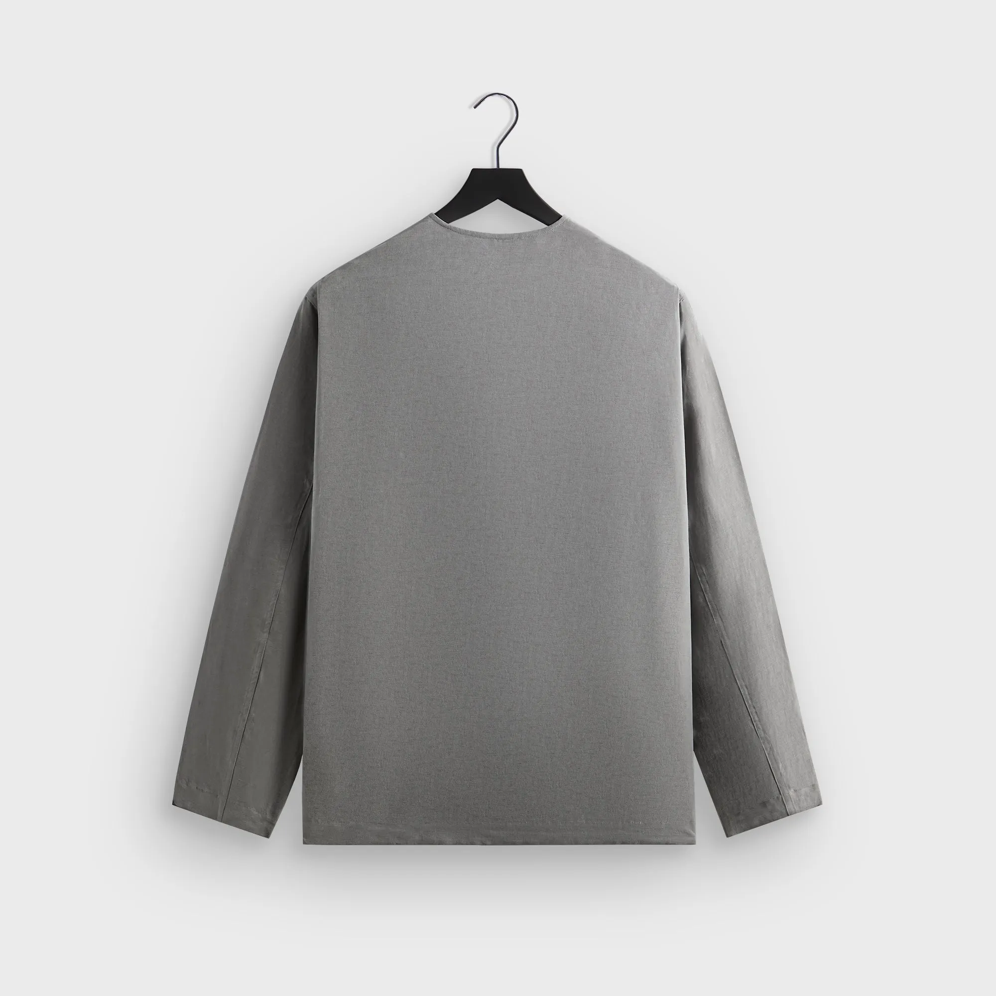 Lightweight Layer Noise Reduciting Fabric Kith Cupro Linen Caelen Shirt - Fin