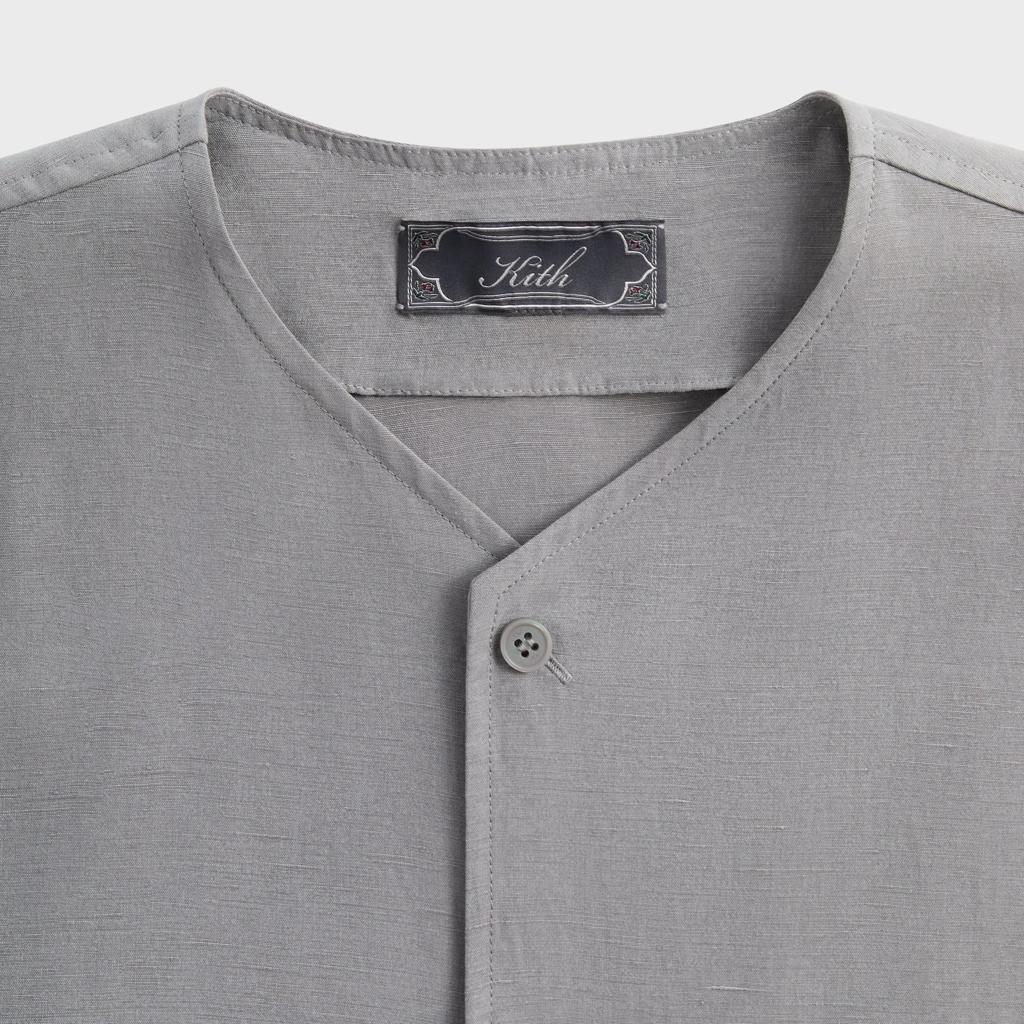 Kith Cupro Linen Caelen Shirt - Fin Relaxed City Style Ventilation Panels