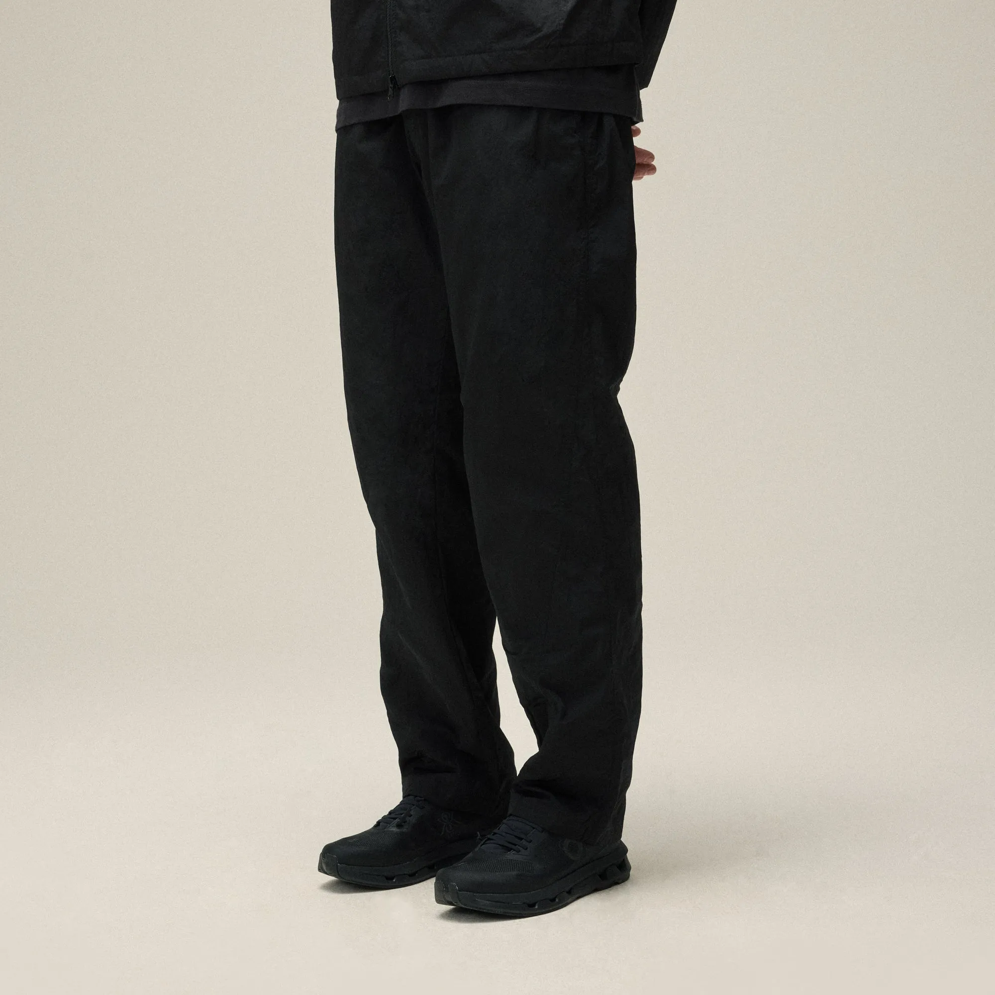 Kith Double Weave Lance Trouser - Black Non Binding Waist Loose cut